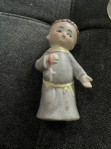 Franciscan Little Ceramic Boy Holding Rosary - Picture 1 of 7