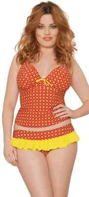 Sizes 32HH,32DD,34F | Curvy Kate Casablanca Halterneck Tankini Swim Top | CS2826 — 第 1/3 张图片