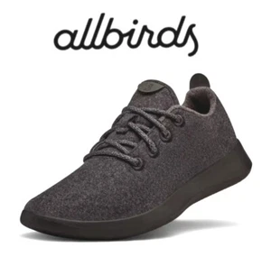 ALLBIRDS Merino Wool Runners Black/Gray ZQRx Regenerative Men Size US 12 - Picture 1 of 14