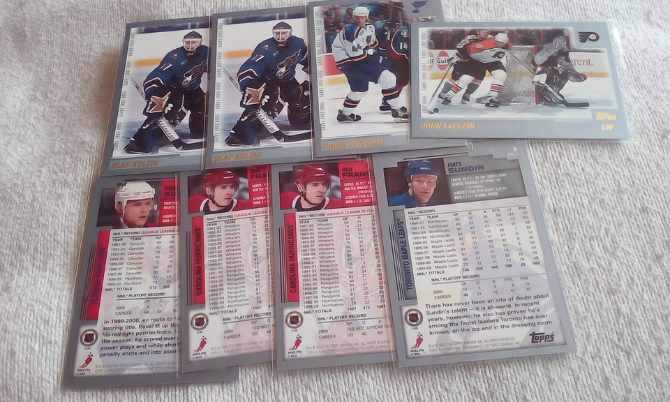 2000-01 Topps (gray) 1-99 part set Hockey Pick cards that you want/need. - Image 1 of 4