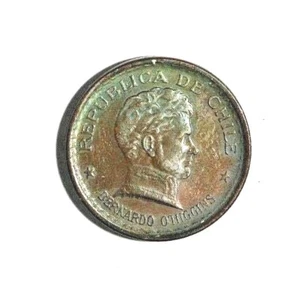 1953 Chile 20 Centavos High Grade! Beautiful! - Picture 1 of 2