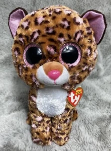 Ty Beanie Boo - PATCHES the Leopard 9" NEW MWMTs Silk Plush Stuffed Animal Toy - Picture 1 of 5