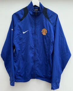 Manchester United 2005/06 Jacket Nike Blue Full Zip Training Top Mens Medium M - Picture 1 of 11