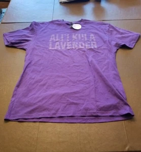 Woman's Purple Tee Shirt Front Says "ALI'L KILLA LAVENDER" XL Tags Attached - Picture 1 of 5