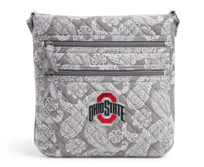 The Ohio State University Vera Bradley Bandana Triple Zip Hipster Crossbody Bag - Image 1 of 4
