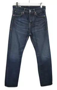 KINGS OF INDIGO Lucius Dark 3D High Rise Straight Jeans Herren W28/L32 Button Fly - Bild 1 von 10