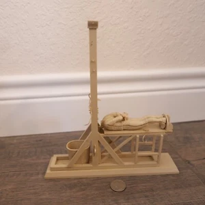 1964 Aurora Plastics Chambers of Horrors Guillotine Model Kit unpainted No head - Picture 1 of 9