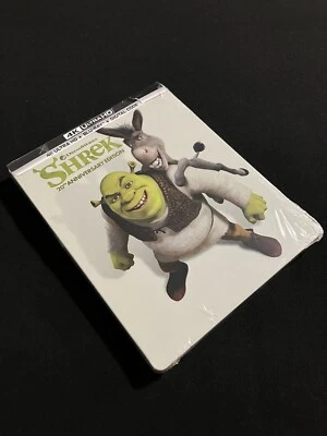 SHReK: 4K+blu ray+d/c Limited sTeeLBooK “OOP/VHTF” “Read Desc”  🤢BRaND NeW🤢 - Image 1 of 4