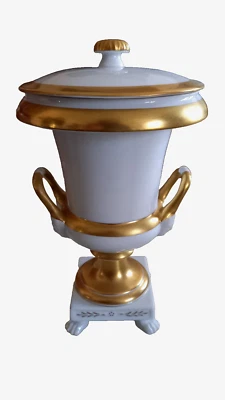 Ancien Vase "Porcelaine De Baudour" Belgique.  - Photo 1/4