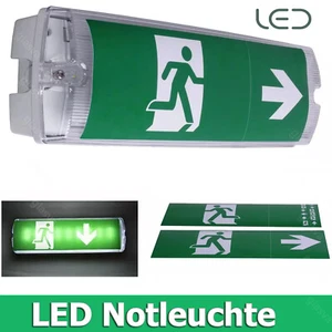 Luce di emergenza a LED luce di via di fuga illuminazione di emergenza uscita di emergenza luce di emergenza - Foto 1 di 16