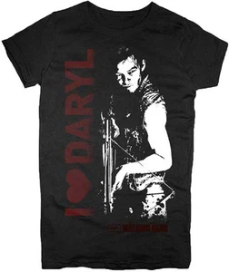 Camiseta The Walking Dead I Heart Daryl Juniors -Negan Rick Michonne Daryl Zombie - Imagen 1 de 1