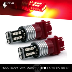 Bombillas de seguridad Syneticusa 3157 LED rojo estroboscópico freno parada estacionamiento - Imagen 1 de 8