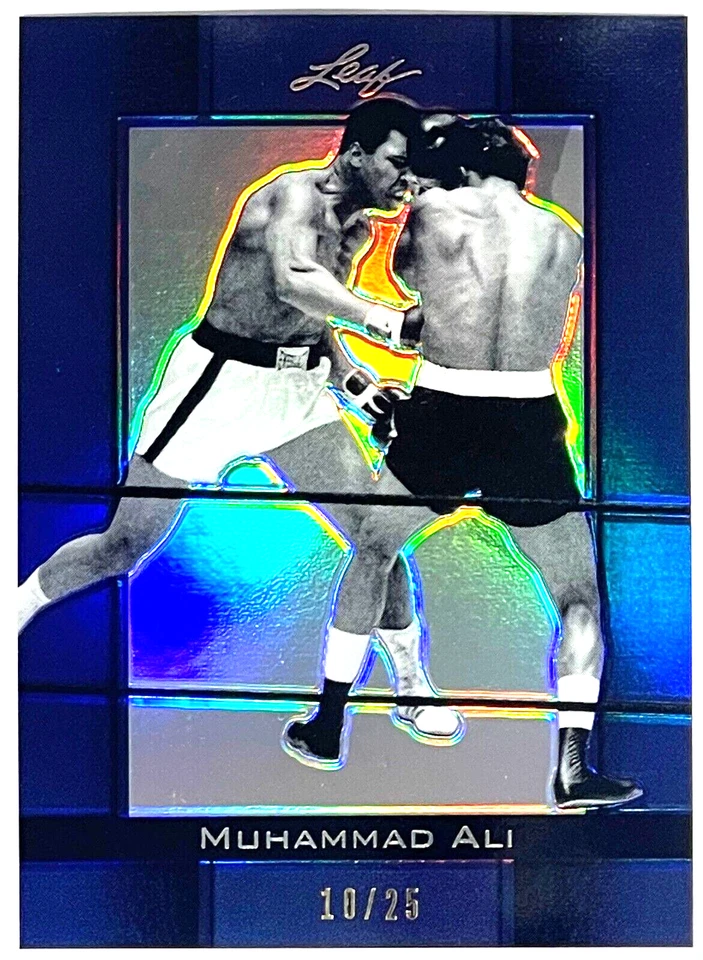 2010 Leaf Metal Blue Prismatic Muhammad Ali #94 10/25 - Image 1 of 2