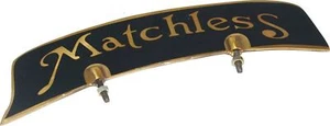 New Vintage Front Mudguard Brass Number Plate For Matchless Motorcycle - Bild 1 von 6