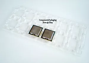 30 vassoio imballaggio processore Intel per socket Xen LGA1366 - si adatta a 360 CPU - Foto 1 di 7