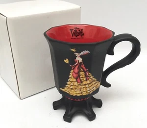 Taza Villanos Diseñador Tienda Disney Reina de Corazones Nueva con Caja - Imagen 1 de 2
