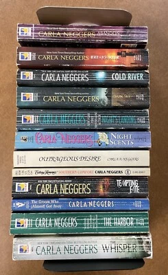 Carla Neggers PB Lot of 12 Abandon, Cold River, Dark Sky, The Harbor, Dark Sky - Image 1 of 4