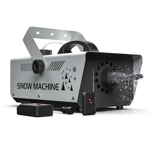 1500W Snow Effect Machine W/ Adjustable Flake Size Remote Control Wedding Party - Picture 1 of 18