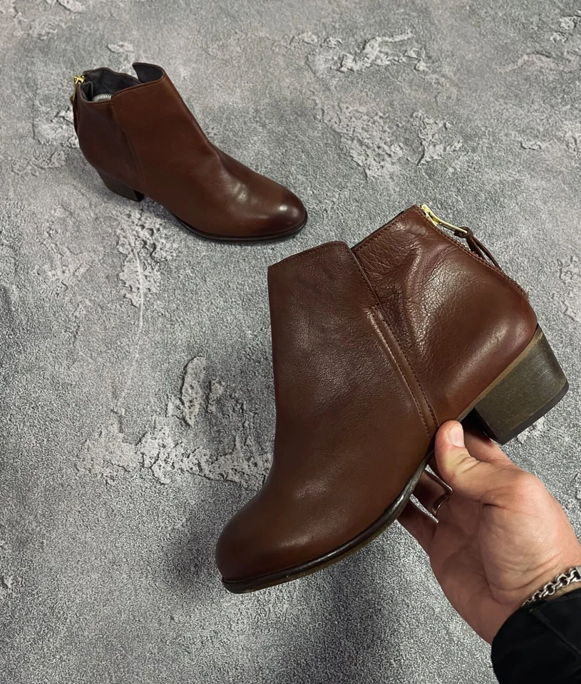 Винтажные кожаные коричневые сапоги Buffalo London размер 41 - Изображение 1 из 4