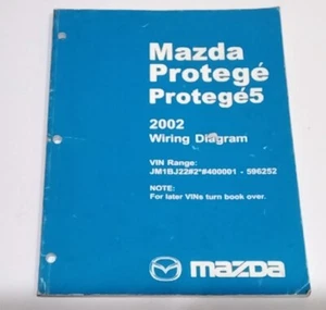 2002.5 Mazda Protégé, Protégé5 wiring diagram - Picture 1 of 2