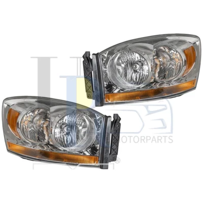 Conjunto de faros izquierdo derecho TYC para Dodge Ram 1500 2006-2006 2 piezas Foto 1 de 4