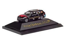 HERPA - Voiture publicitaire BMW serie 3 Touring MERRY CHRISTMAS 2020 - 1/87 ... - Photo 1/1
