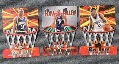 Ray Allen 1996 Press Pass Net Burners Rookie RC  Foto 1 de 4