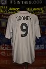 4.5/5 England Adults Xxxl 2007 #9 Rooney Football Shirt Jersey Soccer
