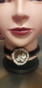 Steampunk Victorian Saloon Girl Choker  - Picture 1 of 1
