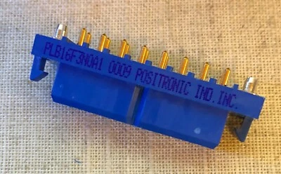 POSITRONIC PLB16F3N0A1 Rectangular Power Connector 16 Contacts FEMALE Solder - Image 1 of 3