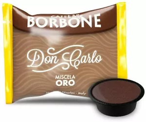 200 capsule caffè Borbone Don Carlo Oro Lavazza A modo mio COMPOSTABILE - Imagen 1 de 4
