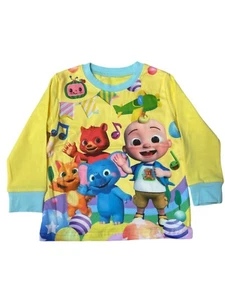 Conjunto de pijamas para niños Cocomelon niños niñas pijama nocturno amarillo B1056LL N - Imagen 1 de 2