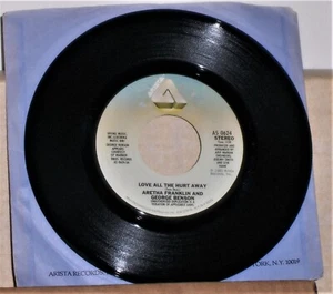 Aretha Franklin and George Benson – Love All The Hurt Away - 45 Single Record - Picture 1 of 2
