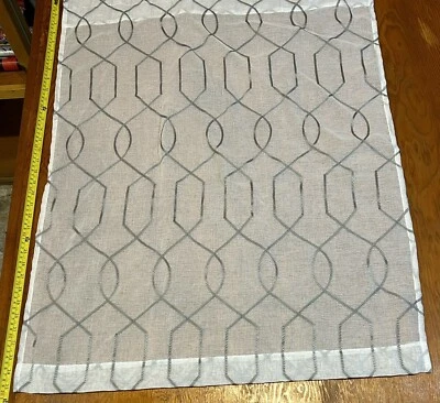 Camadas impressas e valance 36" conjunto de 3 peças, multi, algodão BCI, poliéster reciclado - Imagem 1 de 4