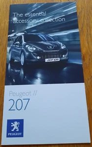 2009 PEUGEOT 207 accessories car brochure from the UK - Picture 1 of 4