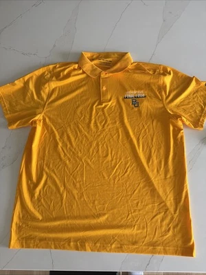Baylor Bears Polo Under Armour Polo Shirt Mens XXL Basketball Final Four Yellow - Image 1 of 4