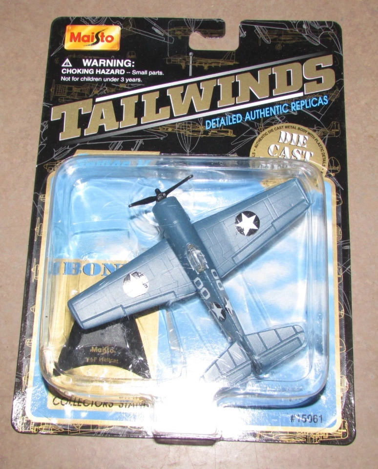 Avião militar American Grumman F6F Hellcat fundido Maisto Tailwinds - Imagem 1 de 1