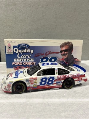 Banco NASCAR 1999 Ford escala 1:24 Dale Jarrett #88 Quality Care cáncer de mama Foto 1 de 4
