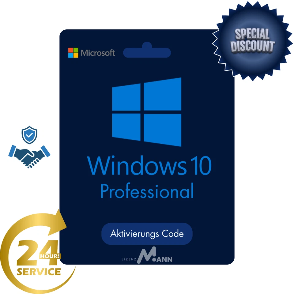 Windows 10 Pro | 1 PC | Inmediato | Código de activación de PC por correo electrónico | Multilingüe - Imagen 1 de 1