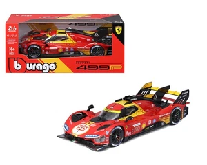 BBURAGO 1:24 FERRARI 499P LMH #50 2024 24H LE MANS CHAMPION RED 18-26312 - Picture 1 of 1