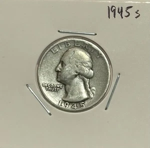 1945 S Washington Quarter, 90% Silver, Nice, Very Low Mintage! 🔥 - Picture 1 of 2