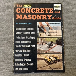 Vintage 1966 The New Concrete and Masonry Guide - A Fawcett Book by Richard Day - Bild 1 von 16