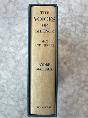 André Malraux The Voices of Silence Man and his Art 1953 Doubleday HCDJ Slipcase - Image 1 of 4