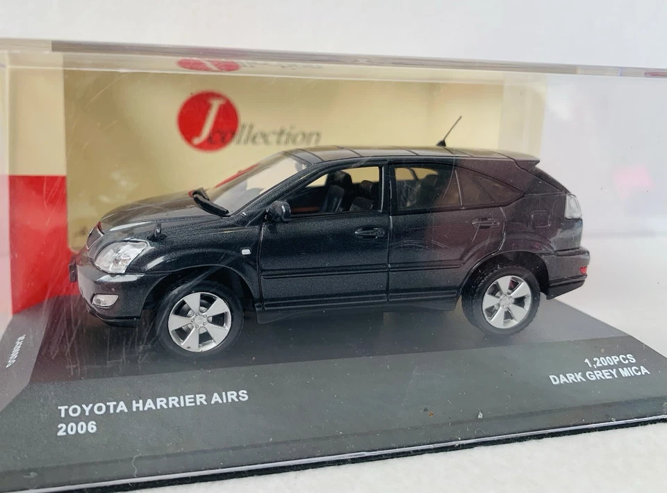 Colección Kyosho J, 1/43 Toyota Harrier Airs, 1 de 1200, gris oscuro mica, L nuevo Foto 1 de 4
