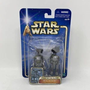 2002 Star Wars SP-4 & JN-66 RESEARCH DROIDS #05 ATTACK OF THE CLONES Figure NEW - Picture 1 of 11