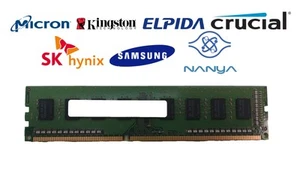 Lot of 10 Major Brand 4 GB PC3-12800 (DDR3-1600) 1Rx8 DDR3 Desktop Memory - Picture 1 of 6