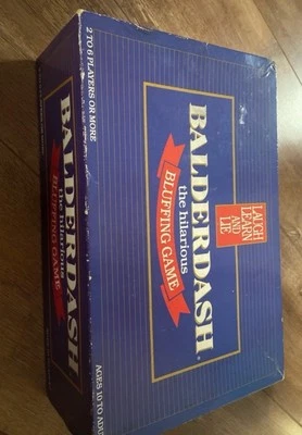 Vintage Balderdash Board Game Original Dark Blue Box 1980s Complete Classic - Image 1 of 4