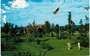 Gaylord MI Hidden Valley Golf 1960 18° verde COSÌ COM'È - Foto 1 di 2