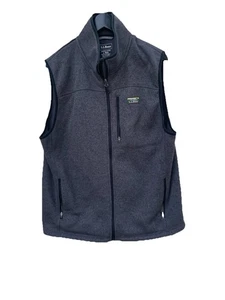 L.L. Gilet in pile maglione grigio uomo Bean | taglia M - Foto 1 di 5