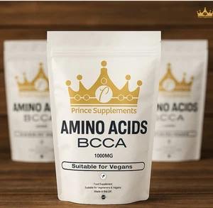 AMINO ACIDS CAPSULES 2:1 BCAA BRANCH CHAIN VEGAN/ STRENGTH BUY 2 GET 1 FREE - Picture 1 of 8